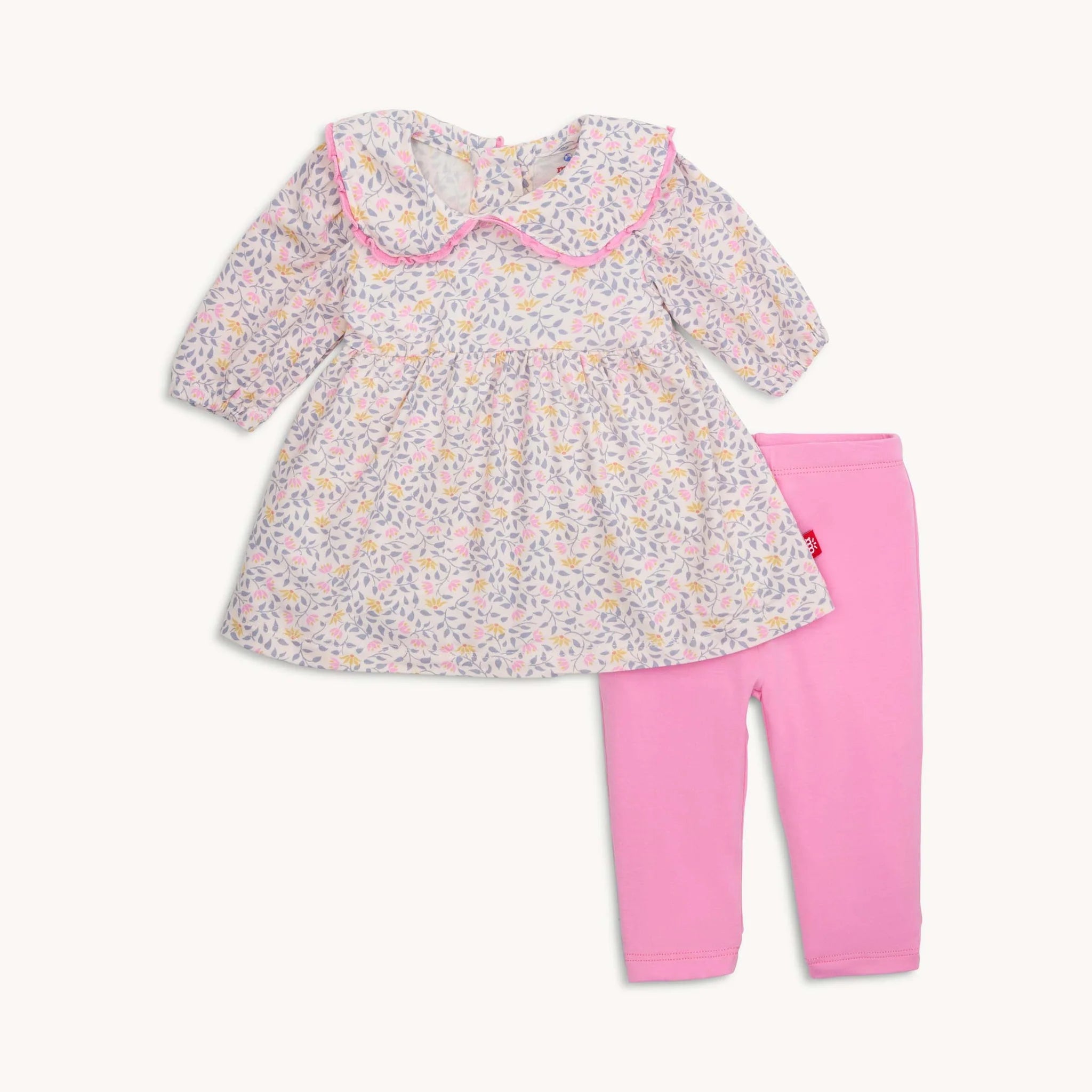 Amelia Modal Magnetic Little Baby Dress + Legging Set