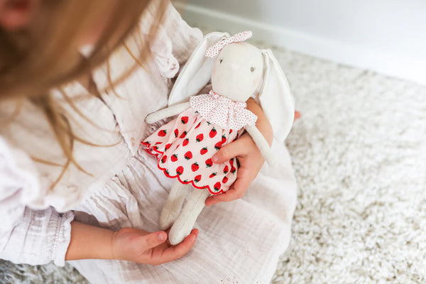 Aubrey Baby Bunny 27cm, Strawberries