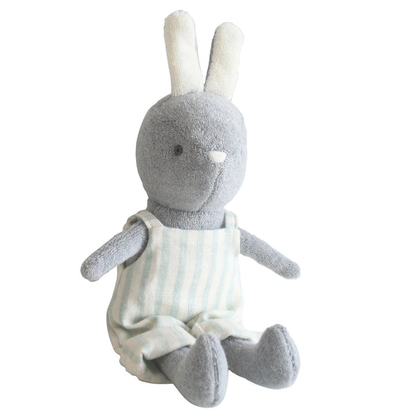 Baby Benny Bunny 25cm, Sage Stripe