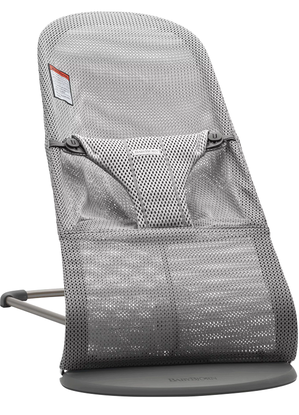 Bouncer Bliss, Dark Grey Frame, Mesh, Grey