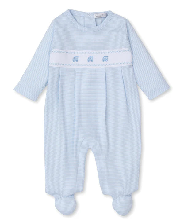 Classic Treasures Blue Stripe Footie