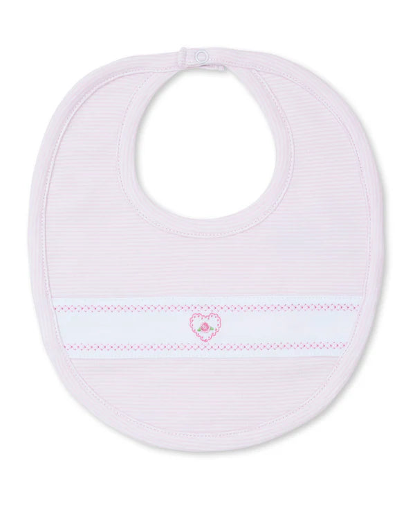 Classic Treasures Pink Stripe Bib