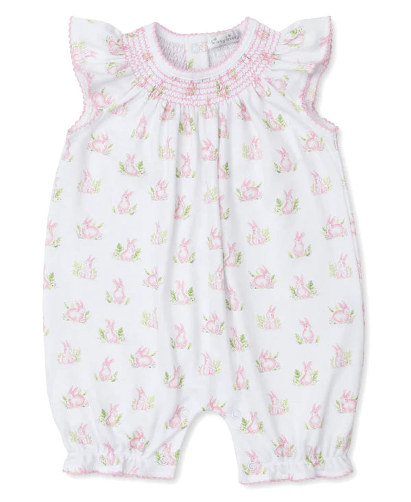 Cottontail Hollows Short Playsuit, PInk