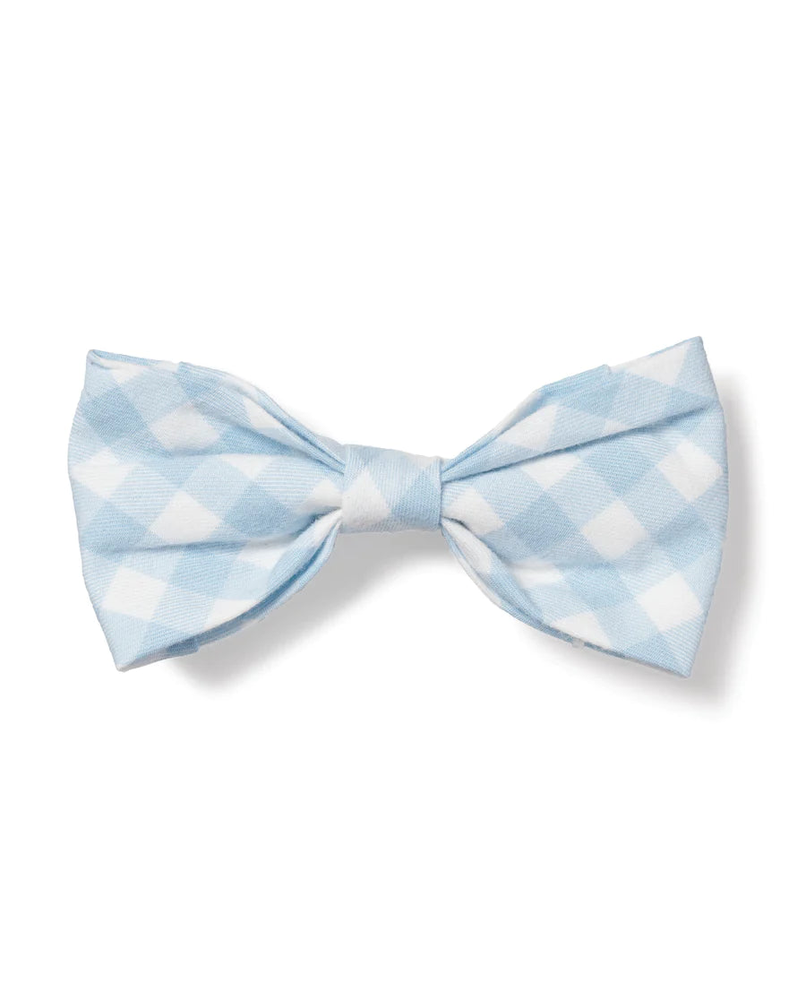 Dog Bow Tie, Blue Gingham