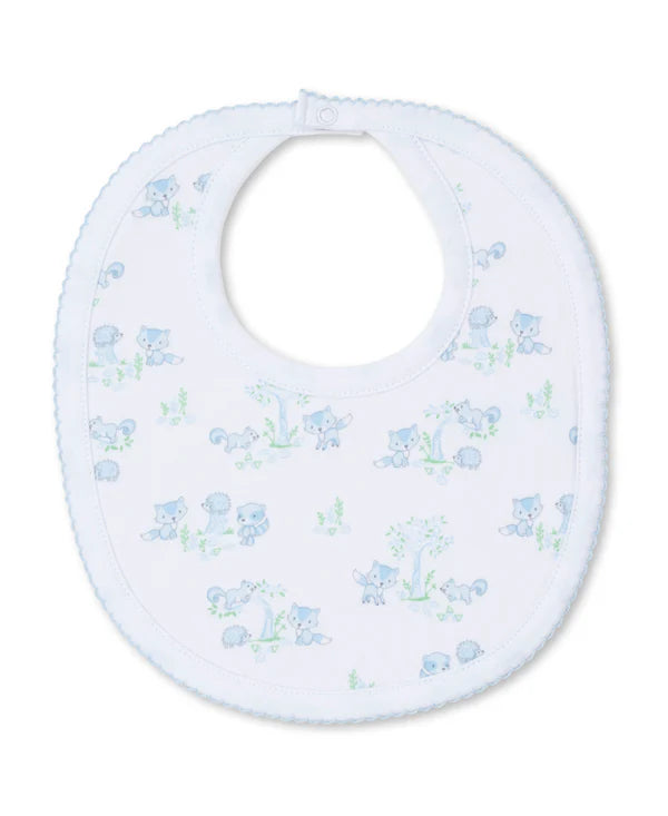 Forest Fun Blue Bib