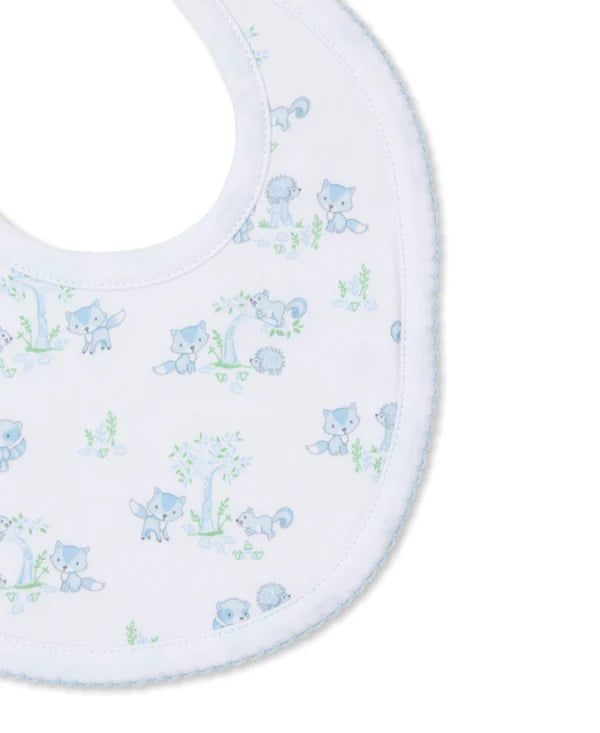 Forest Fun Blue Bib