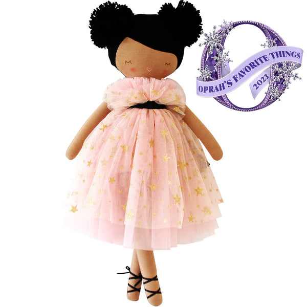 Halle Ballerina Doll 48cm - Light Brown & Ebony