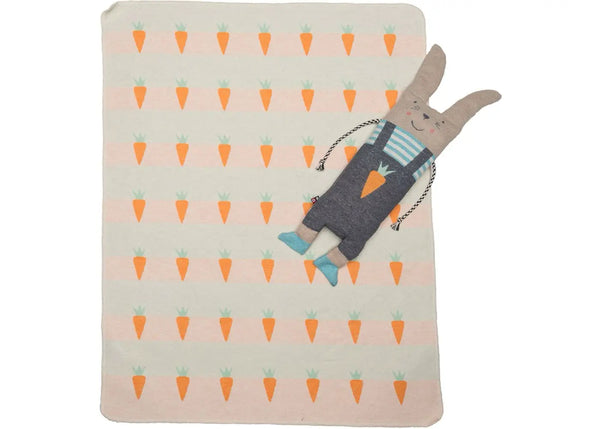 JUWEL Set Blanket in Puppet – Bunny Rabbit