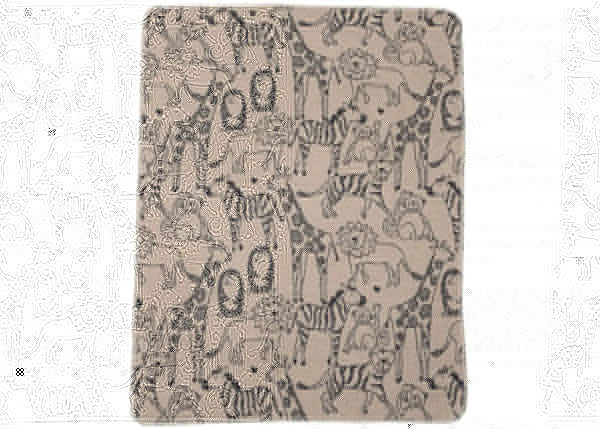 JUWEL baby blanket – Safari Animals