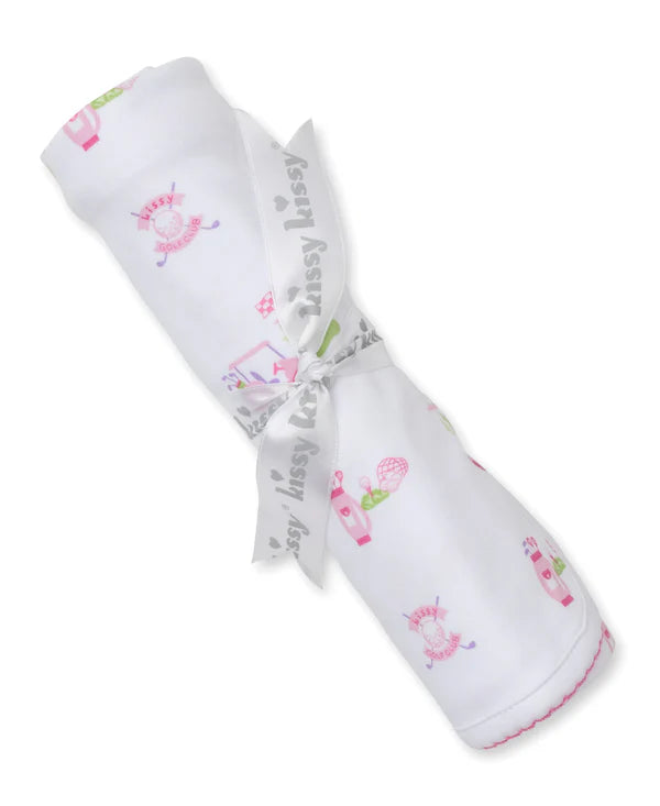 Kissy Golf Club Pink Blanket