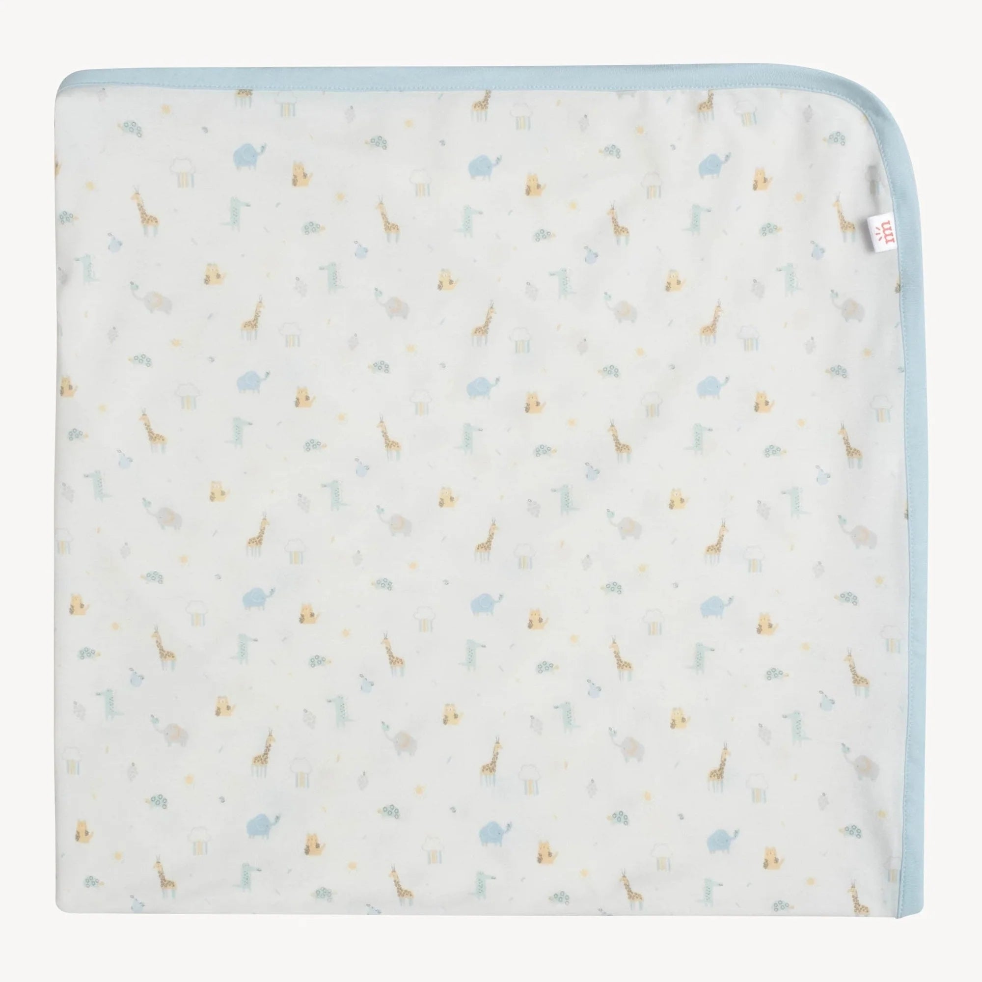 Little Bitty Pretty One, Modal Baby Blanket, Blue