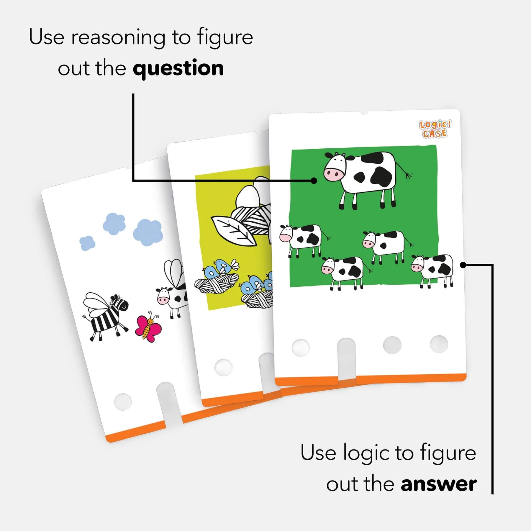 Logic! CASE Extension Set – Animals, Age 4+