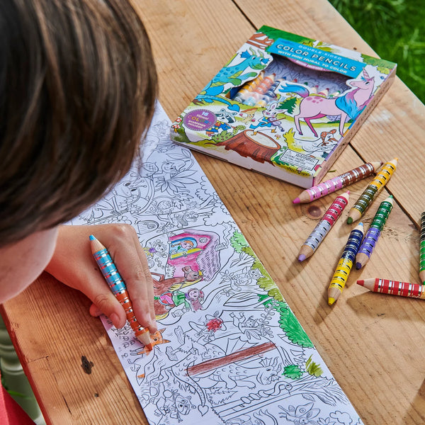 Mini Mural with Double-Sided Color Pencils, Magical Creature