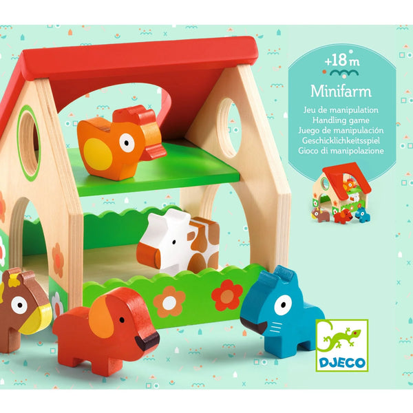 Minifarm Wooden Farm Set