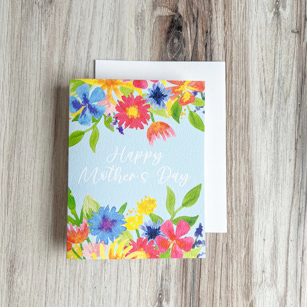 Mother's Day Wildflowers Greeting Card