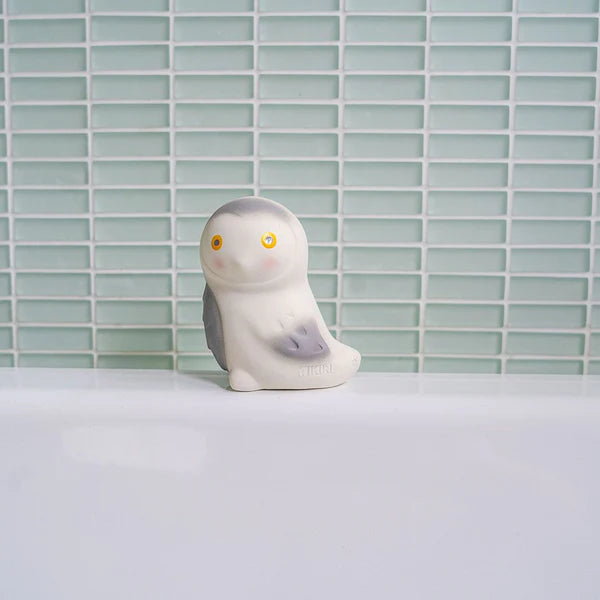 My First Arctic Snow Owl Organic Teether, Rattle & Bath Toy