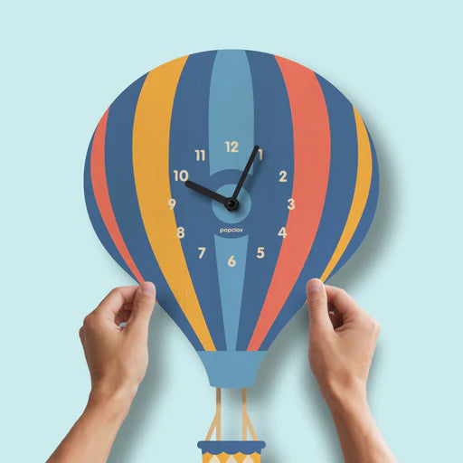 Pendulum Clock, Hot Air Balloon (Wood)