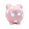 Polka Dot Piggy Bank Pink