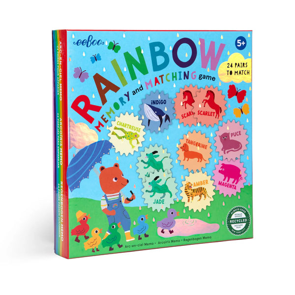 Rainbow Memory Matching Game