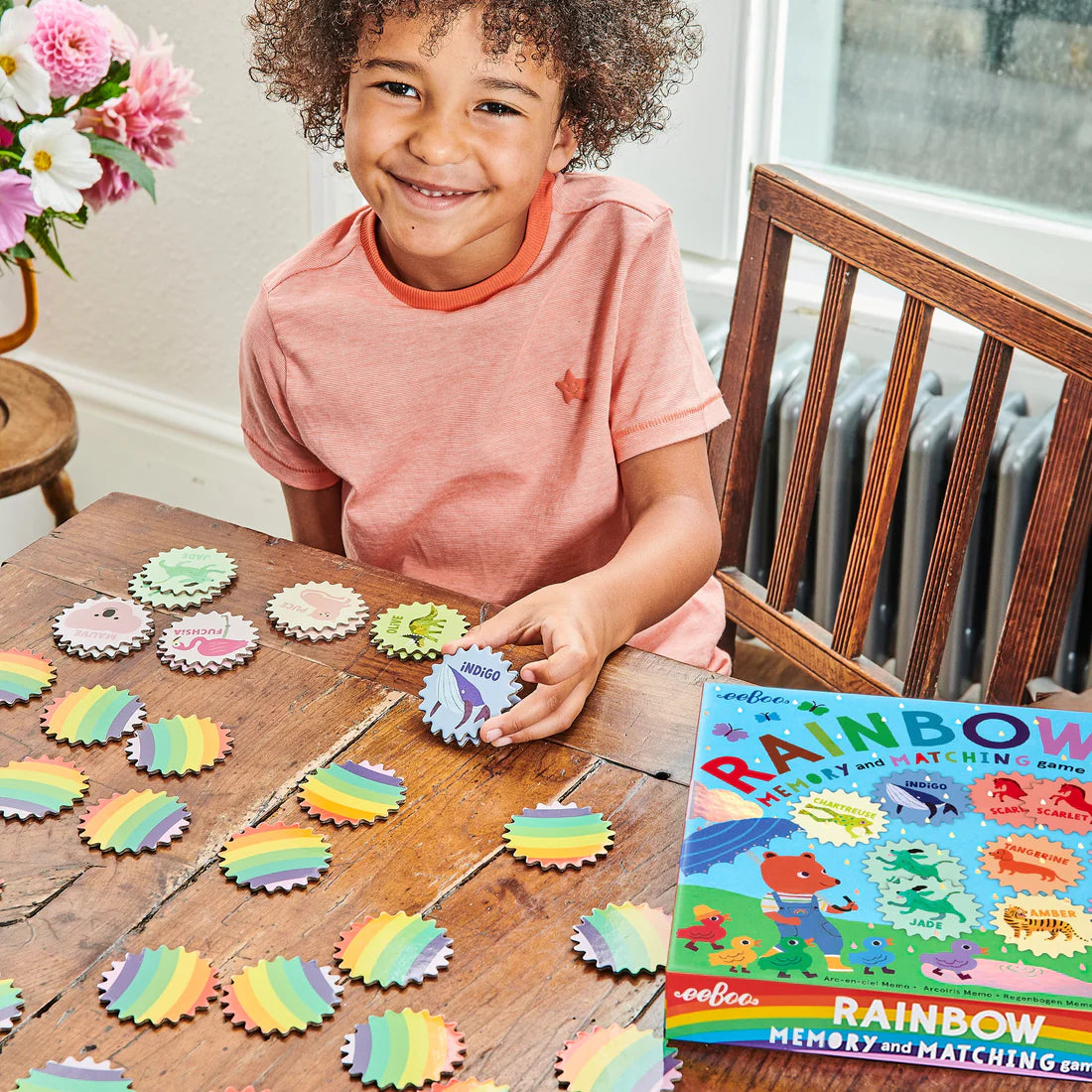 Rainbow Memory Matching Game