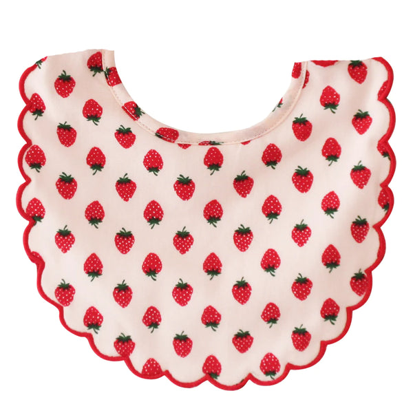 Scallop Bib, Strawberries