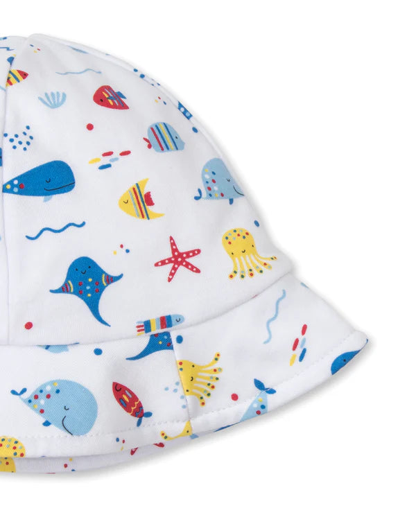 Sea Life Fun Blue Sunhat