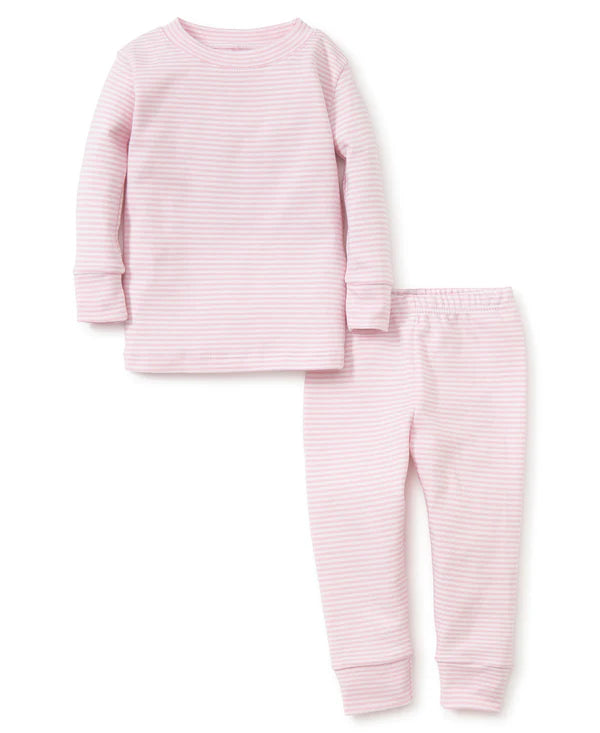 Classic Simple Stripes Pink Pajama Set