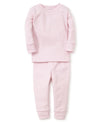 Classic Simple Stripes Pink Pajama Set