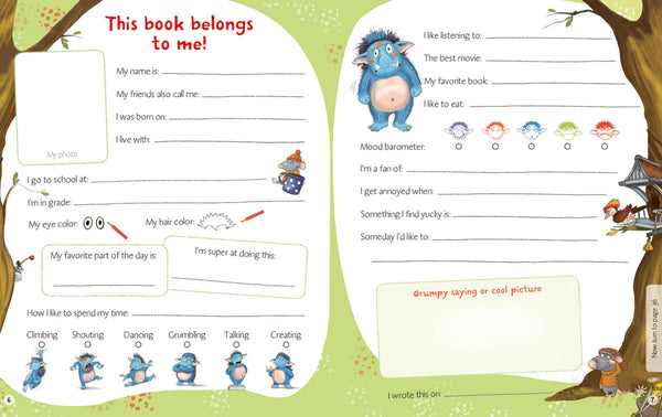 The Grumbletroll Meet My Friends Activity Book