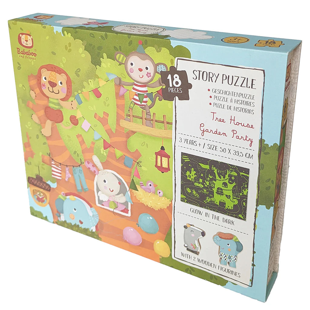 Tree House Garden Party Story Puzzle