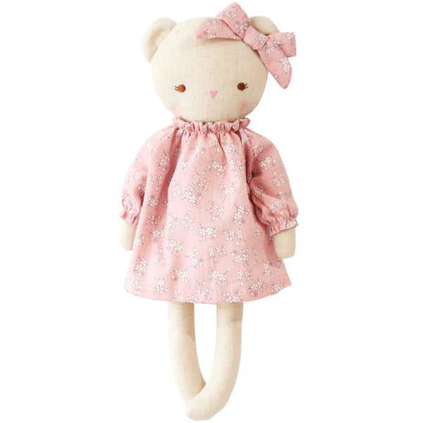 Twiggy Teddy 29cm Pink Floral