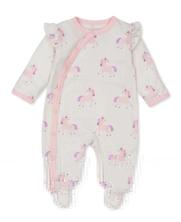 Unicorn Allure Print Footie