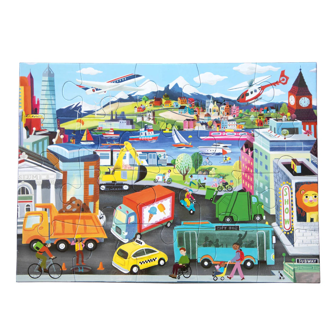 Vehicles 20 Piece Puzzle