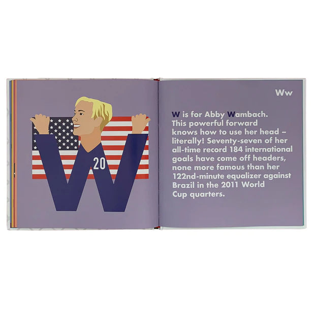 Alphabet Book: Soccer Legends, Women