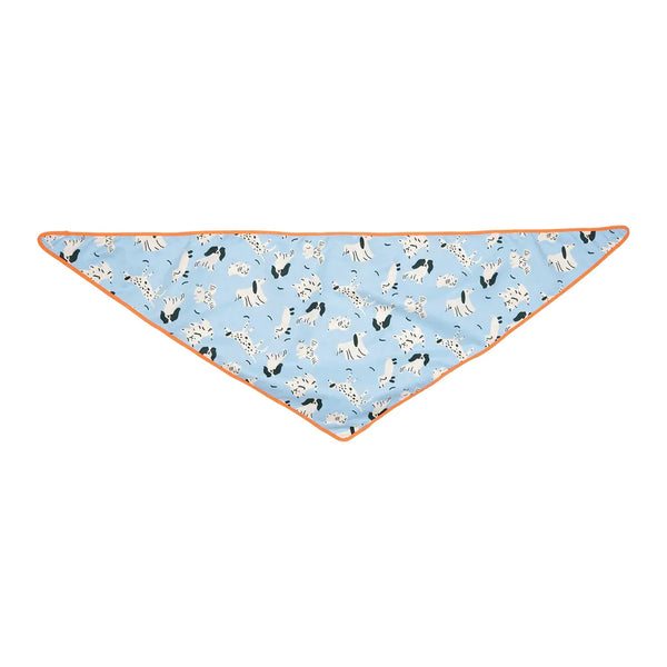 Pet Reversible Bandana, Signature Blue