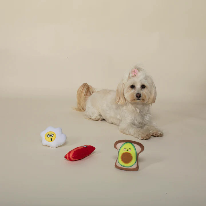 Breakfast Mini Dog Toys Set