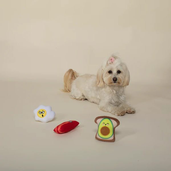 Breakfast Mini Dog Toys Set