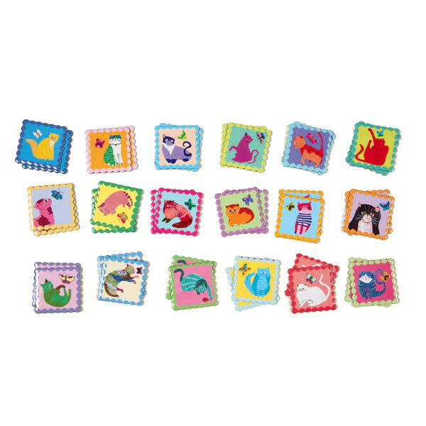 Cats Little Square Memory Game