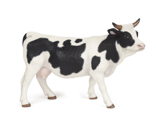 Figurine - Black And White Cow