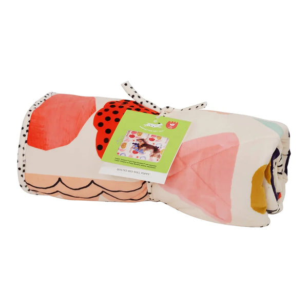 Quilted Bed Roll Poppy Pet Bed