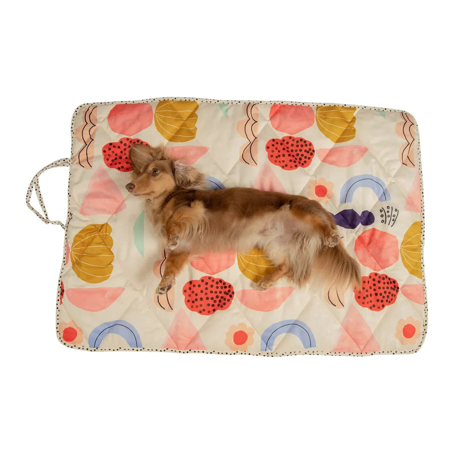 Quilted Bed Roll Poppy Pet Bed