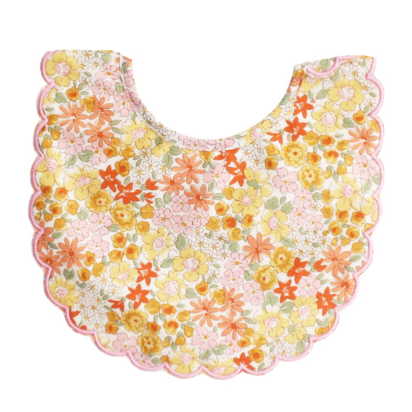 Scallop Edge Bib Sweet Marigold